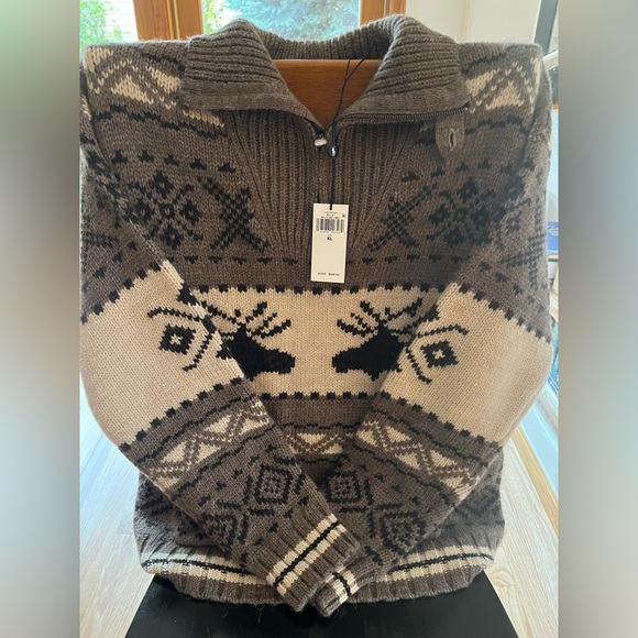 Ralph Lauren Quarter Zip Sweater - Picture 3 of 5